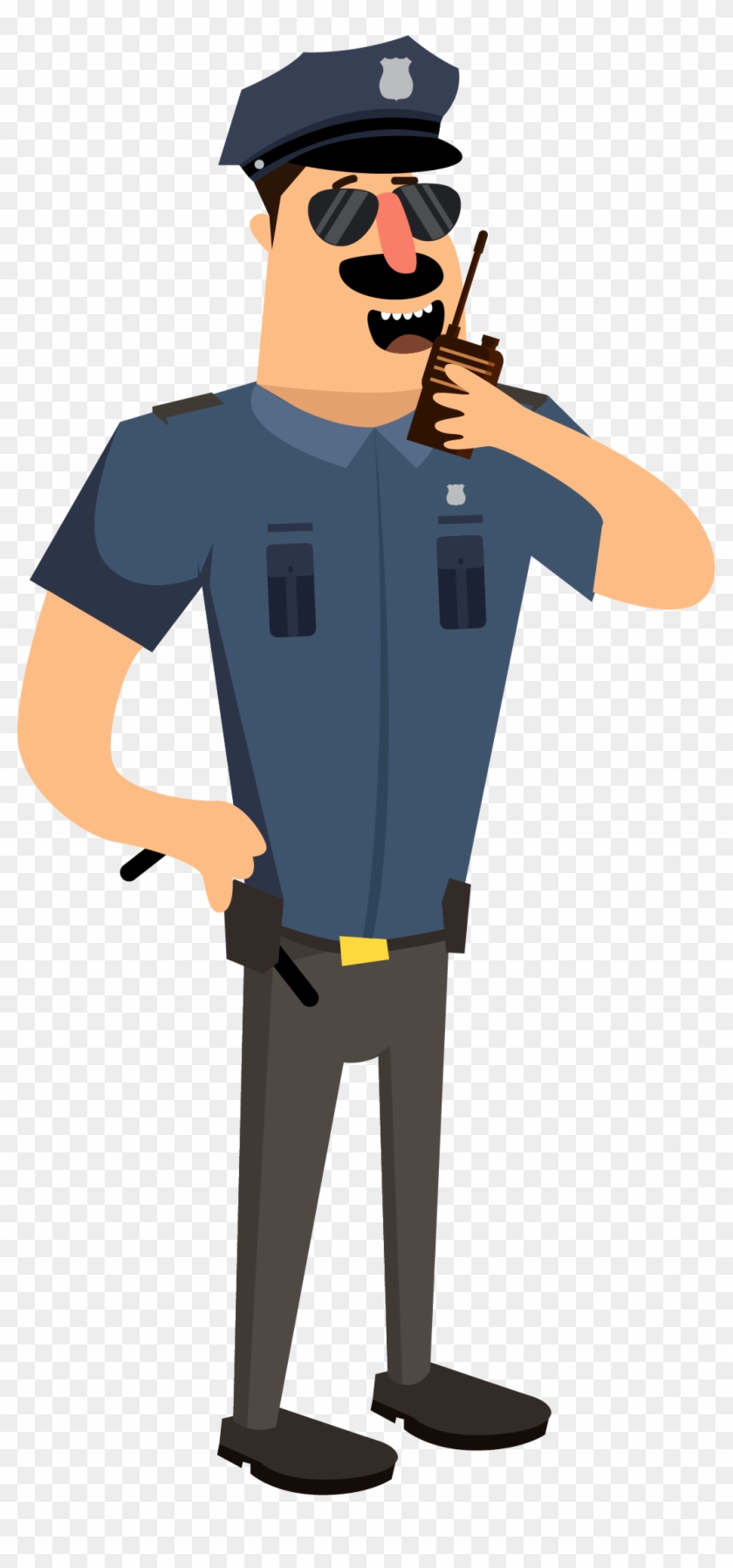 Cartoon Drawing Police Illustration - Police Illustration #706560