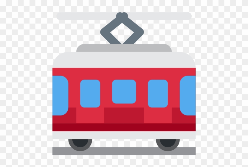 Tram, Car, Road, Train, Railway, Emoj, Symbol Icon - Emoji Tramway #706767
