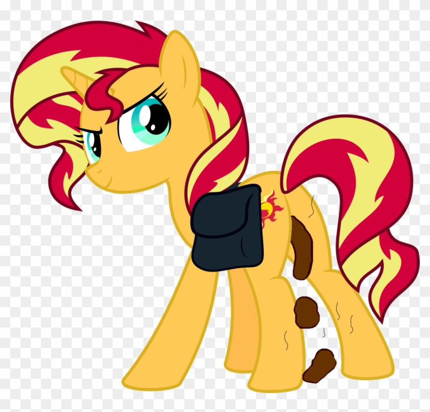 Edit, Explicit, Female, Pony, Poop, Scat, Solo, Solo - My Little Pony Sunset Shimmer #706785