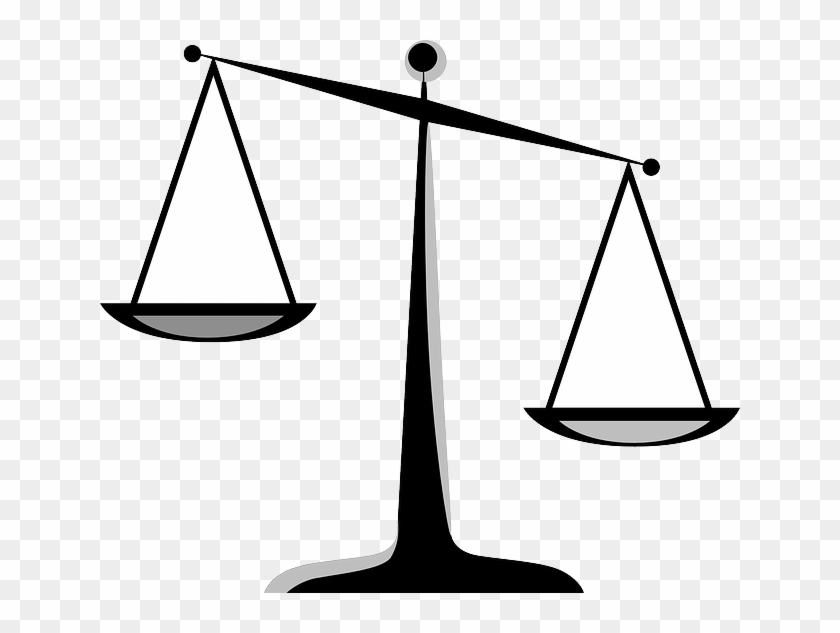 Tipping The Scales - Scales Of Justice Clip Art #706827