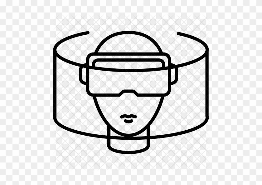 Virtual Icon - Augmented Reality Glasses Cartoon #707035