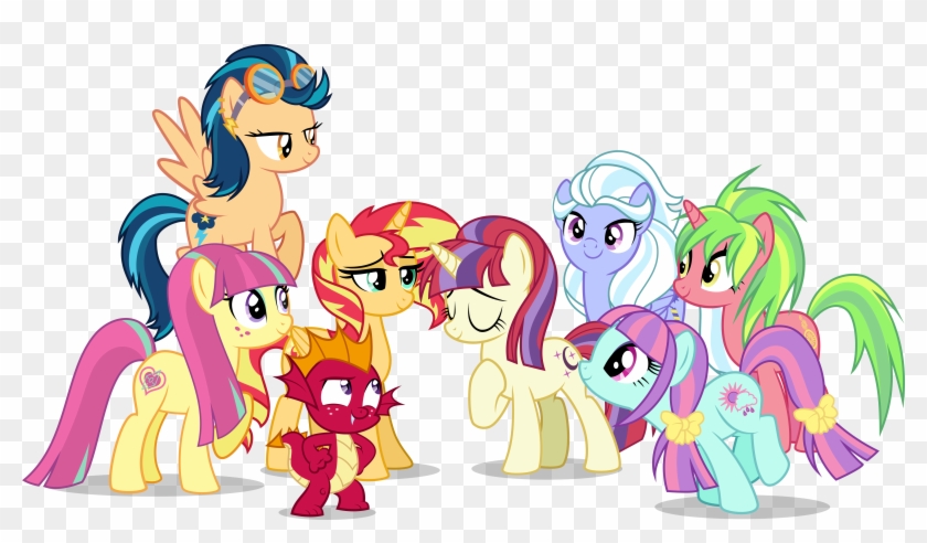 Rainbow Dash Twilight Sparkle Fluttershy Pinkie Pie - My Little Pony Fim Alternate Universe #707078