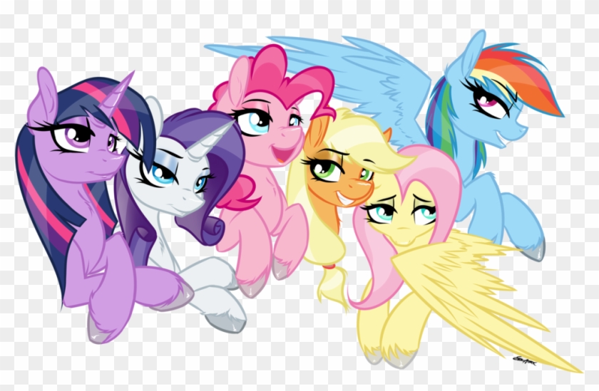 My Little Pony - Mlp Mane 6 Fanart #707204