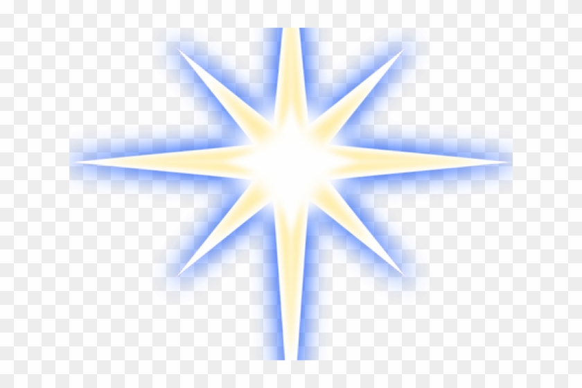 Glow Clipart Star Nativity - Christmas Star Clip Art #707205