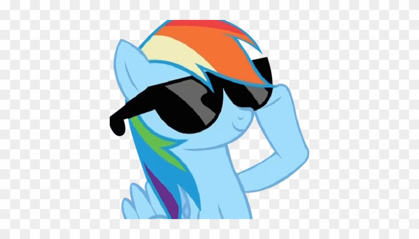 Sergeant Skittles - Rainbow Dash Sunglasses #707214