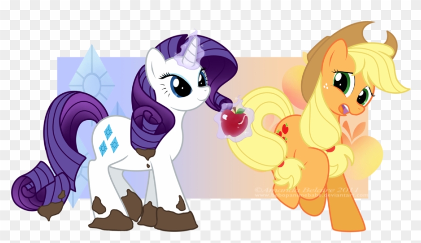 My Little Pony Friendship Is Magic Applejack And Rarity - Mlp Applejack And Rarity #707232