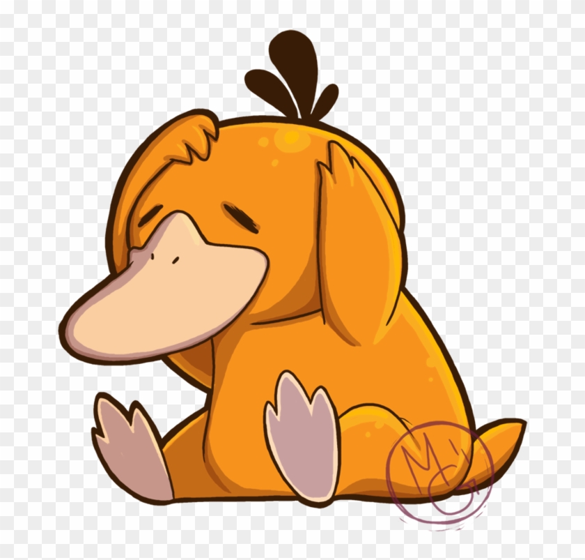 Psyduck By Tea-tiger - Psyduck Has A Headache #707788