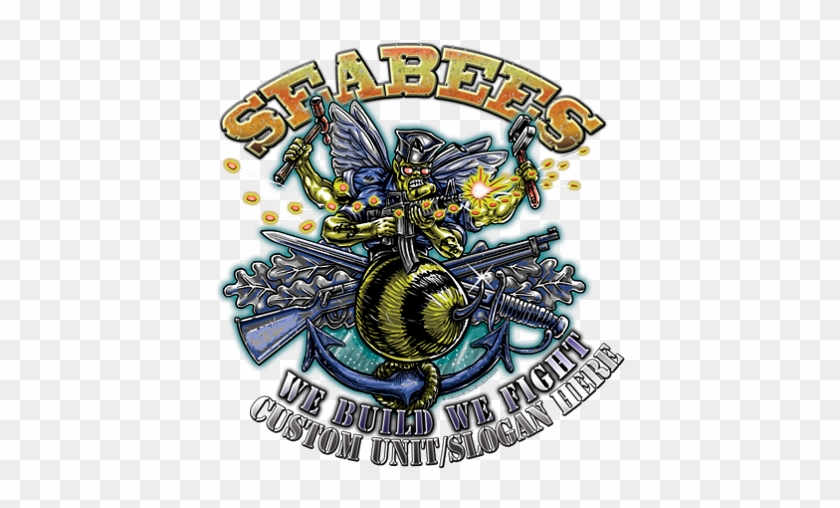 Seabee Nmcb Construction Battalion We Build We Fight - Seabees Tattoo Designs #707790
