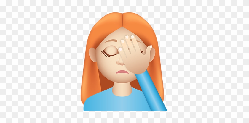 Gingermoji7 All408px 0010 Layer Comp 11 Straighthairgirlfacepalm - Layers #707871