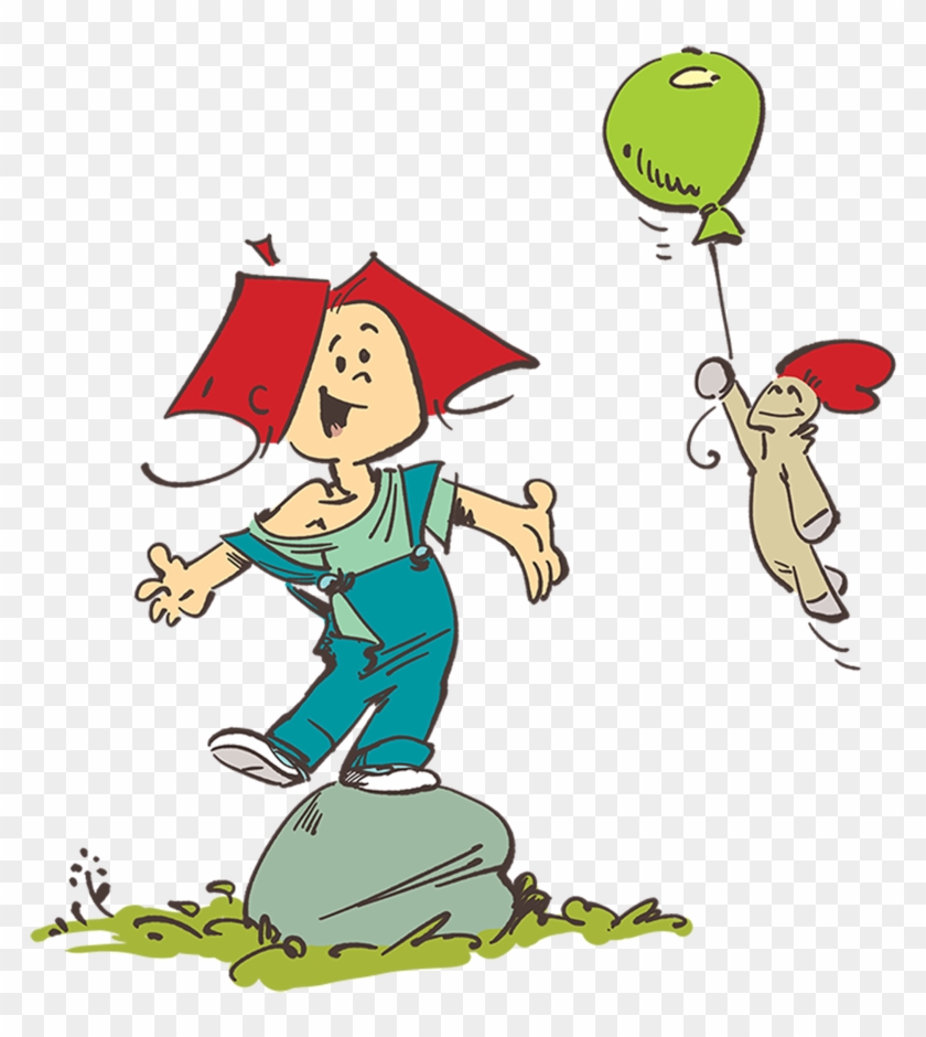 Frank And His Friend On A Rock With A Balloon - Frank And His Friend On A Rock With A Balloon #708115