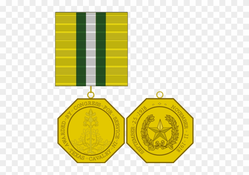 When The Medal's Service Ribbon Is Worn, An Enameled - Cavalry #708335
