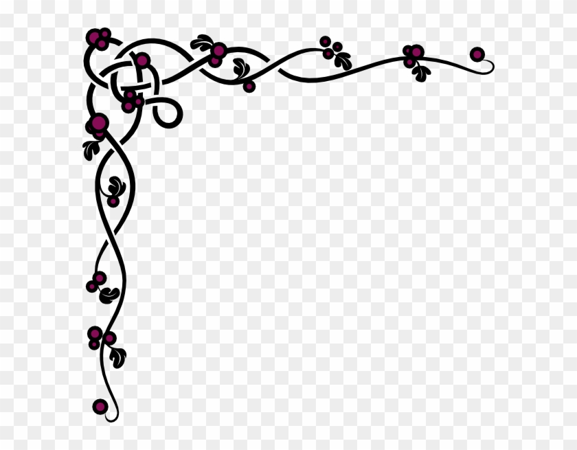 Berry Vine Clip Art At Clker - Background For Microsoft Word #708347