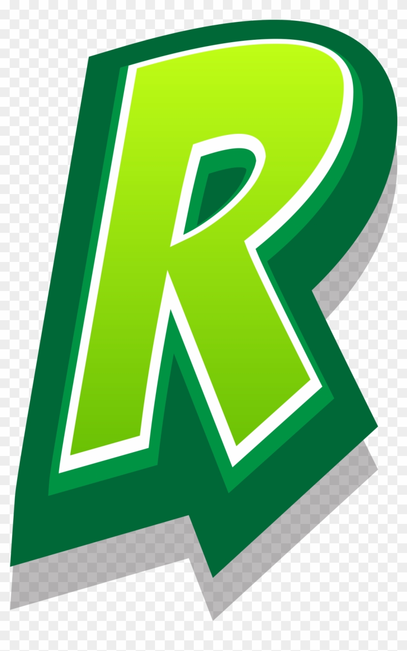 Creative Green Letter R - Creative Green Letter R #708745