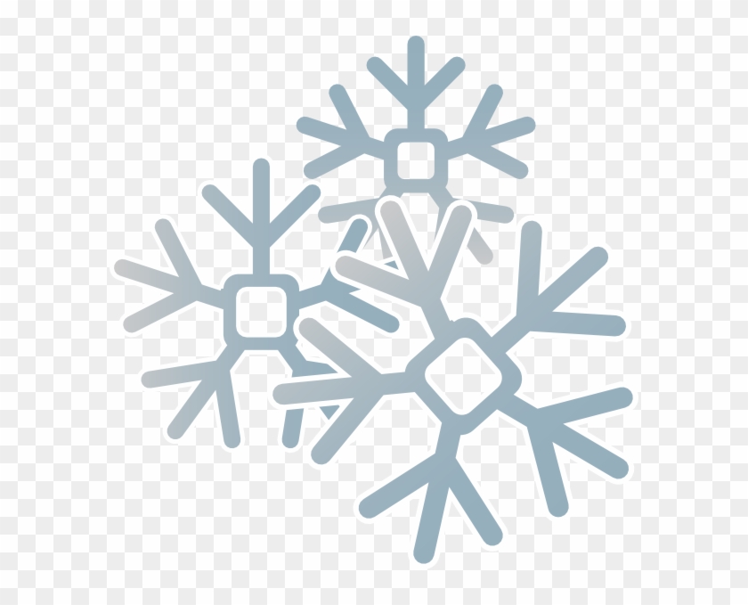 Clip Arts Related To - Cartoon Image Of Snowflakes #708878