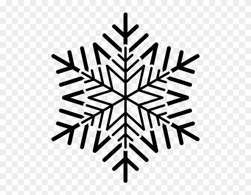 Snowflake Rubber Stamp - Free Snowflake Clipart Transparent Background #708987