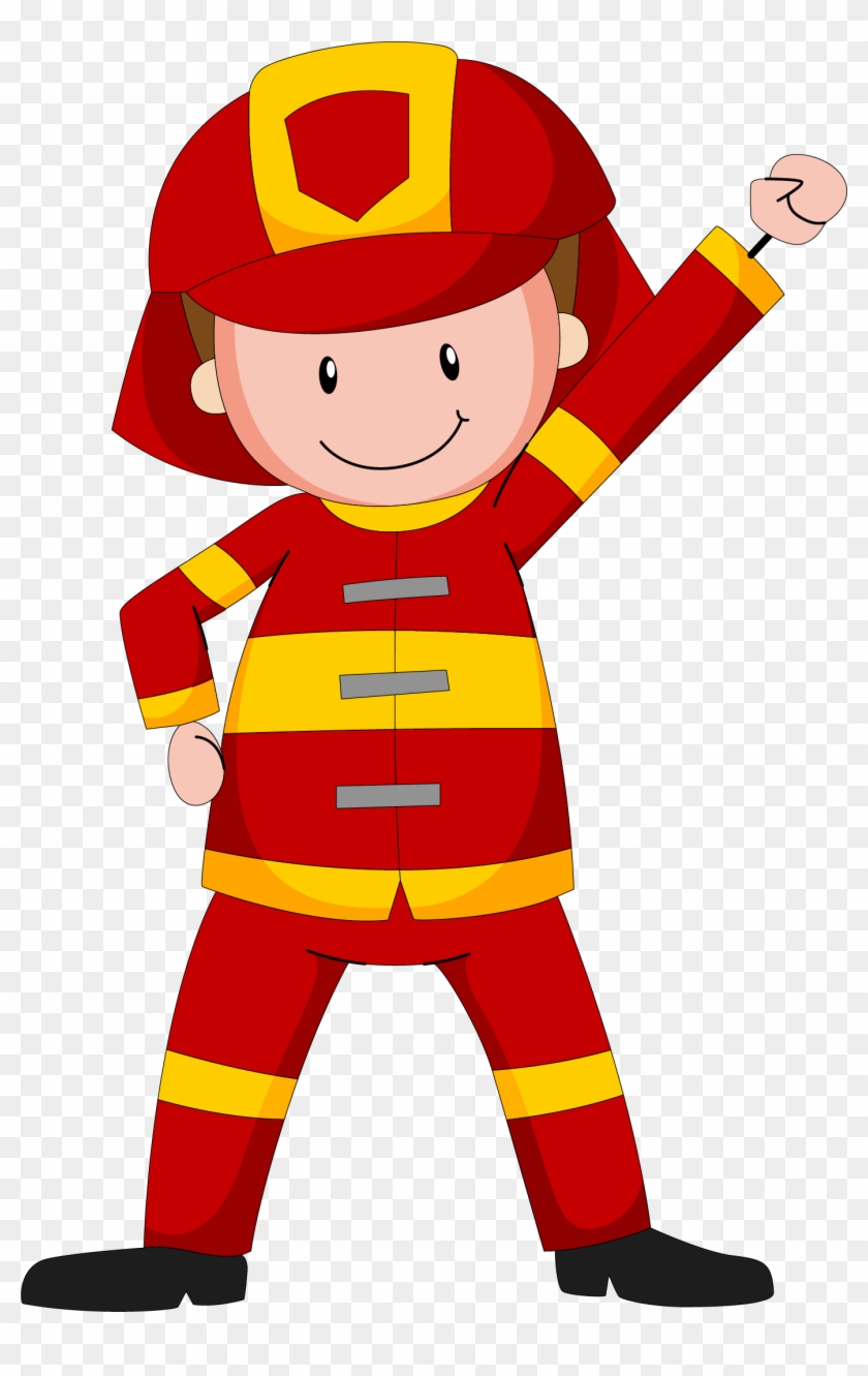 Download Png - Cartoon Fireman #709002
