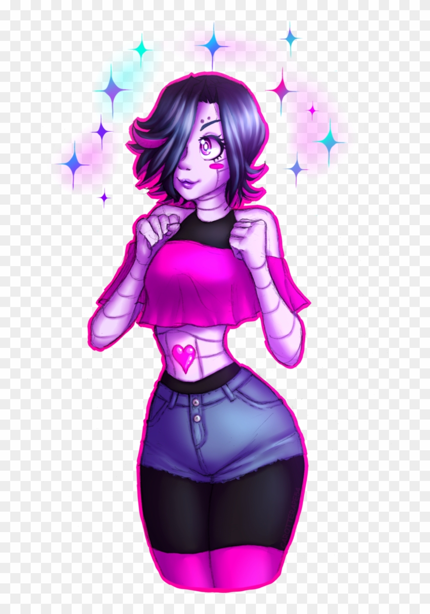 Mettaton With Cute Clothes By Tophat-zombie - Art #709143