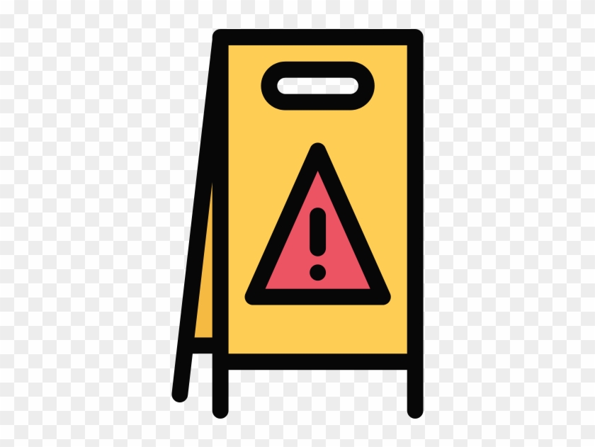 Caution Sign Vector Isolated Label Icon Warning Or - Road #709190