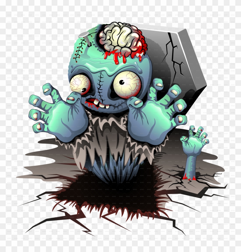 Zombie Monster Cartoon Doll By Bluedarkat Graphicriver - Cartoon Monster Zombie #709206