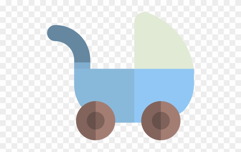 Baby Stroller Free Icon - Cartoon Baby Stuff Png #709464