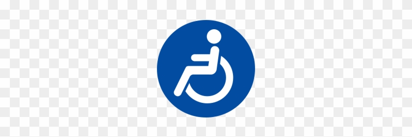 File - Bsicon Ldhstacc - Svg - Wheelchair #709557