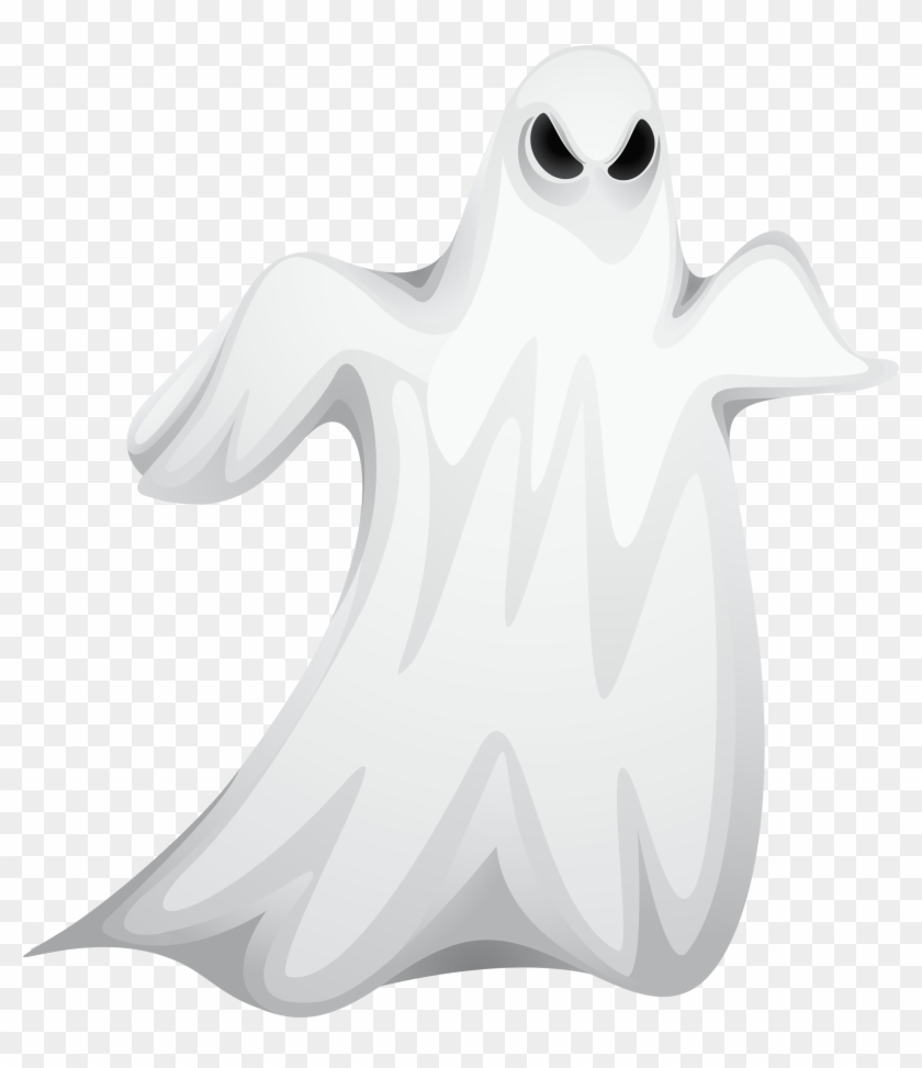 Ghost Clipart Clear Background - Creepy Ghost Transparent Background #709663