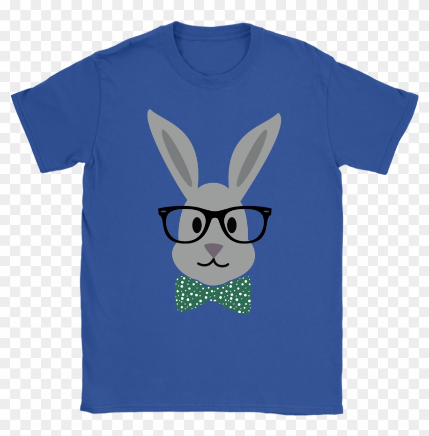 Cute Easter Bunny Wearing Glasses Cartoon Movies Animals - Yokosuka Japan Crane T-shirt (9 Colors Available, S-xxxl) #709677