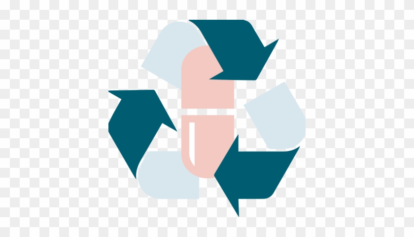 Repurposing Drugs Icon - Recycling Symbol #709717