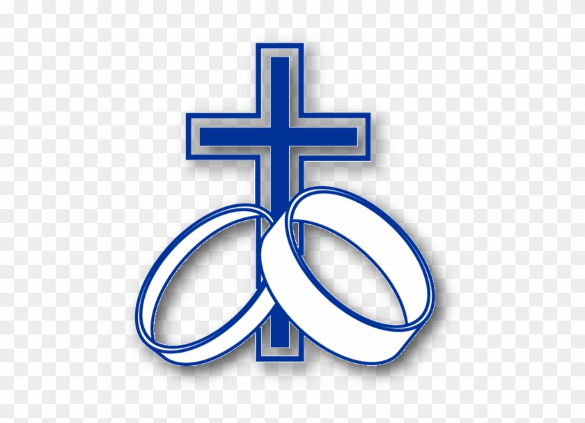 Cross And 2 Rings Clip Art #709813