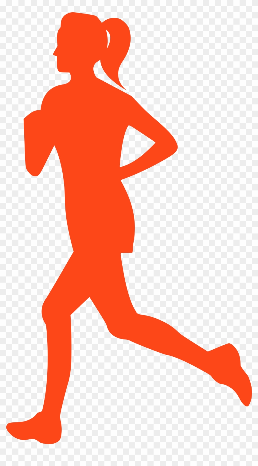 Run - Running Woman Icon Png #709830
