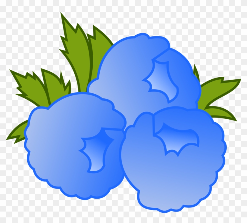 Raspberry Clipart Blue Raspberry - Mlp Blueberry Cutie Mark #710029