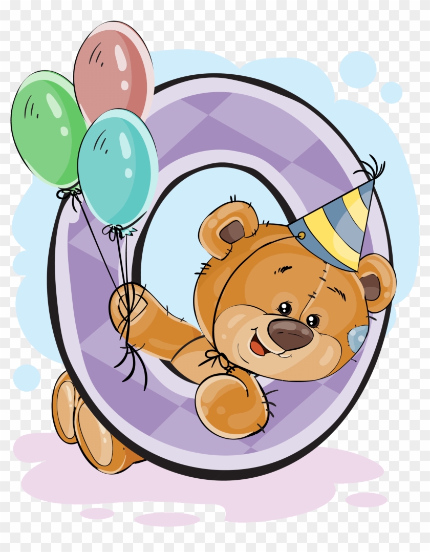 Iris, Teddy Bears, Card Making, Happy Birthday, Clip - Numeros Con Ositos #710044