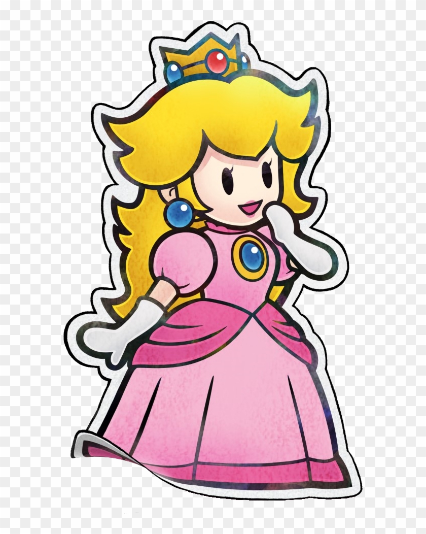 Paper Princess Peach Artwork - Paper Princess Peach Png #710242