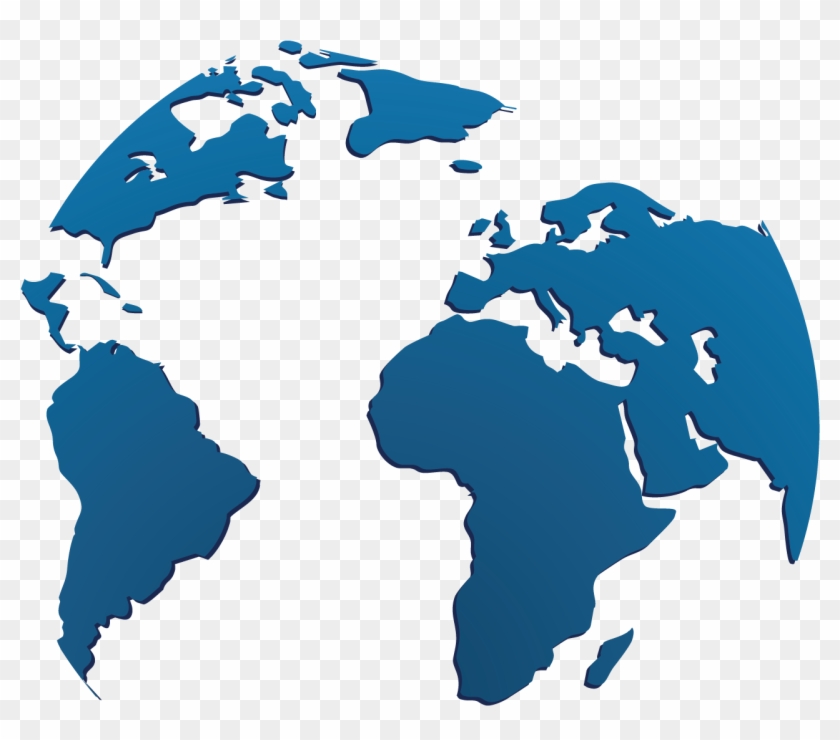 Earth Globe World Map - Vector Earth Hd Png #710317