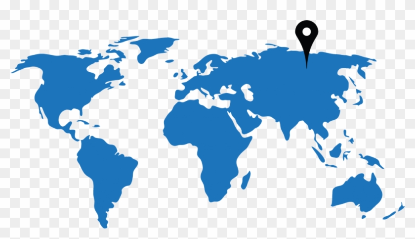 World Map No Labels Map Icon Blue 2 1024×649 - 2014 Fifa World Cup #710363