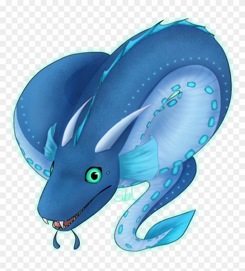 Blue Crescent Eel Cm By Sahel-solitude - Inflatable #710370