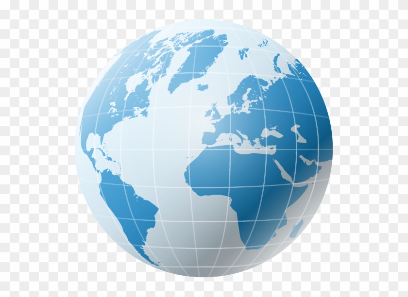 Globe World Map Illustration - World Map Clipart Hd #710506