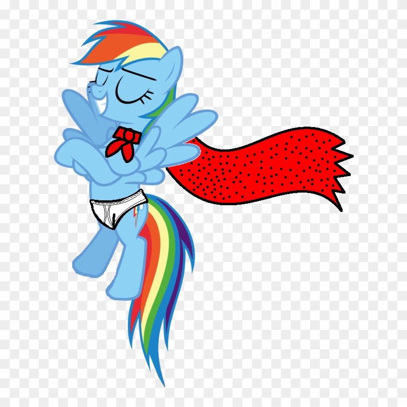 Rainbow Dash As Captain Underpants By Jfifles - Rainbow Dash #710559