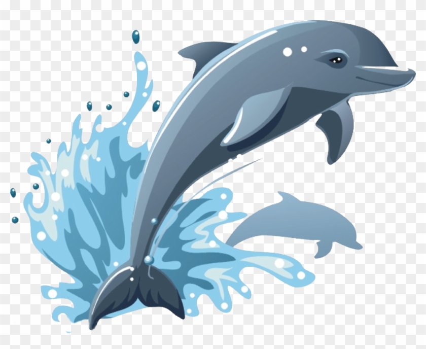 Common Bottlenose Dolphin Drawing Clip Art - Common Bottlenose Dolphin Drawing Clip Art #710663