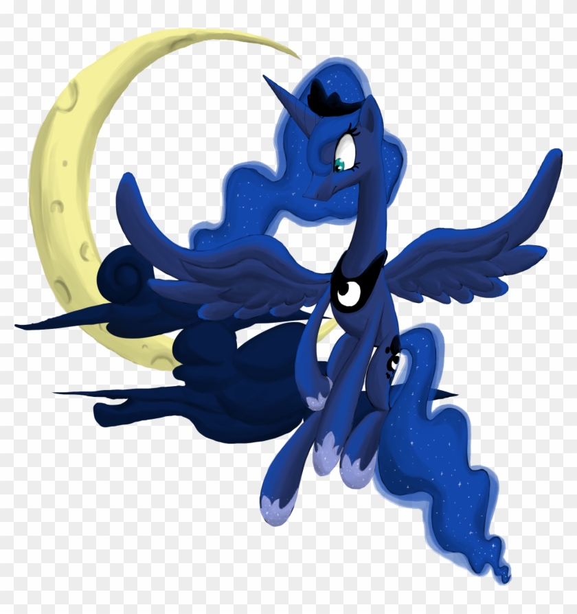 Aliasforrent, Cloud, Crescent Moon, Princess Luna, - Animal Figure #710678