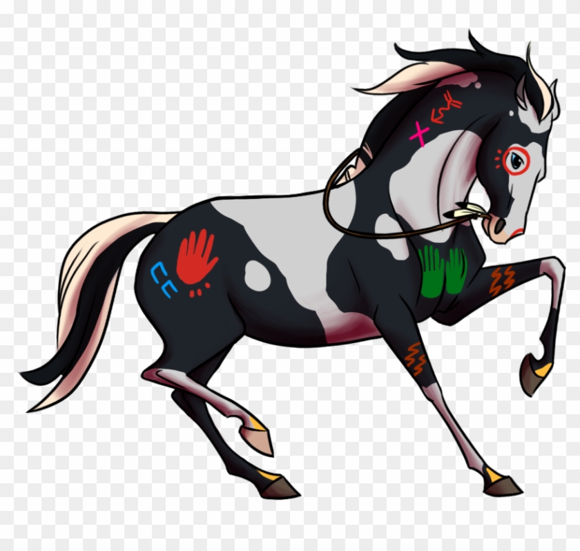 indian war paint horse