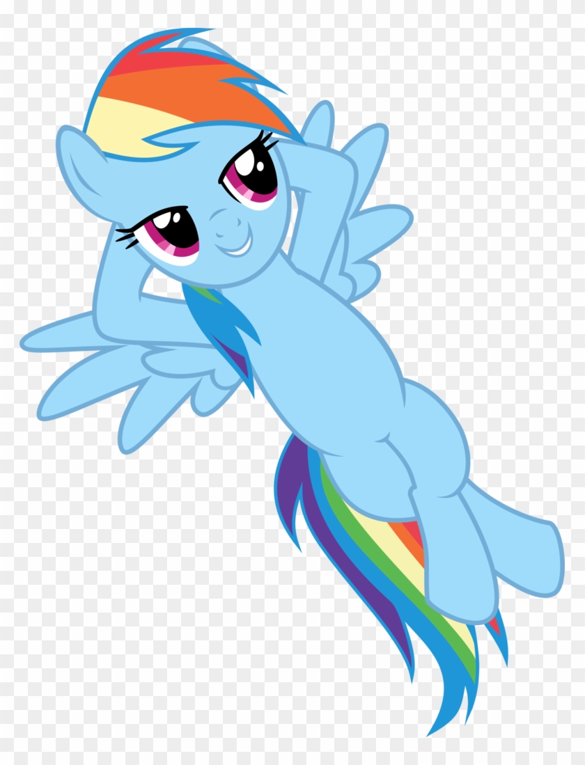 Mlp Rainbow Dash Cloud Vector My Little Pony Vector - My Little Pony Vector #710754
