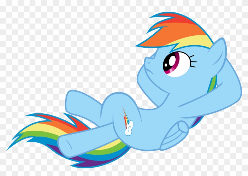 Rainbow Dash By Smithpat989 Rainbow Dash Sitting - Mlp Rainbow Dash Sitting Down #710757