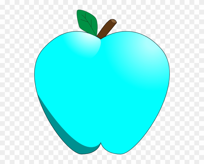 Apple Blue Clip Art #710802