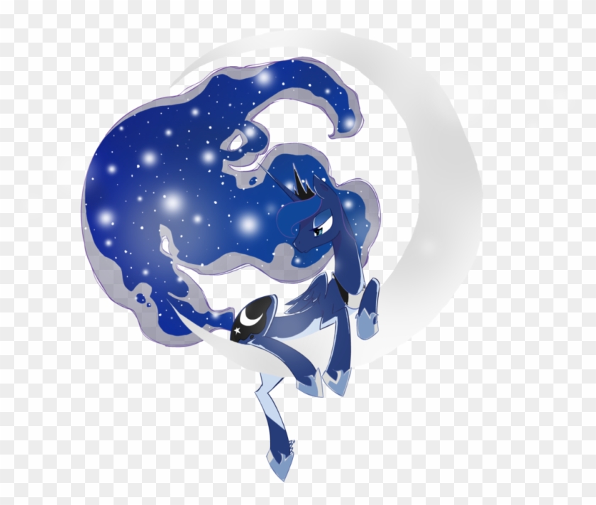 Celticfoxx, Crescent Moon, Princess Luna, Safe, Simple - Illustration #710876