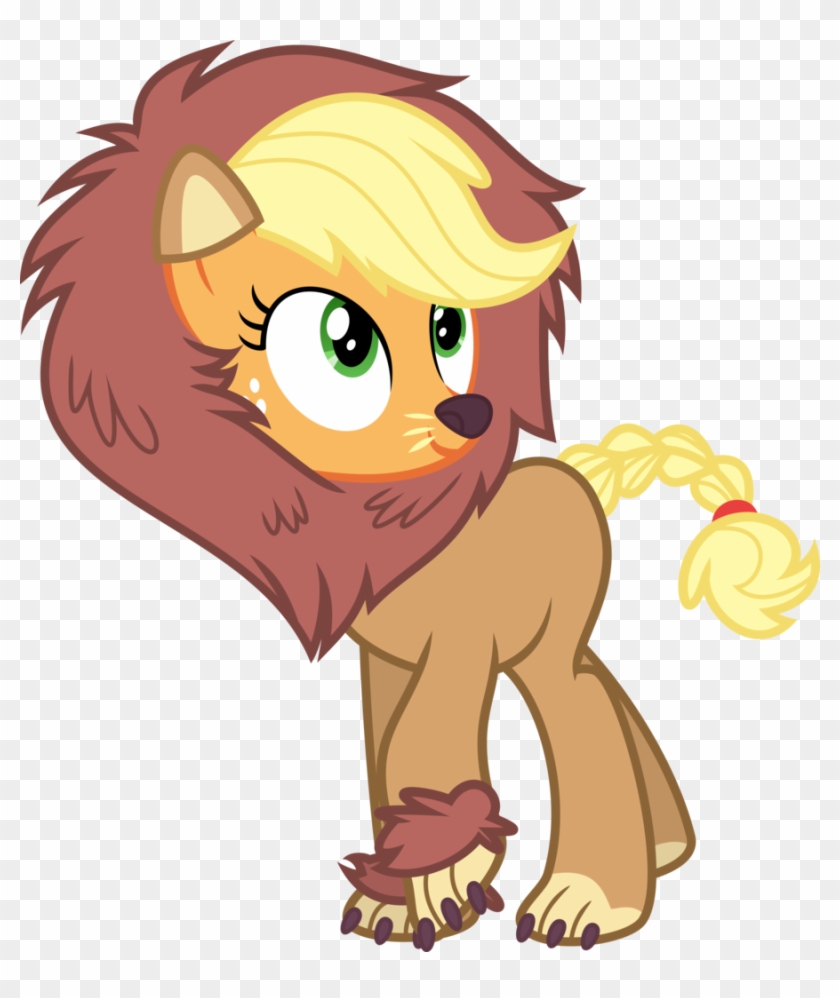 Applejack In A Lion Costume - Mlp Applejack Lion #710910