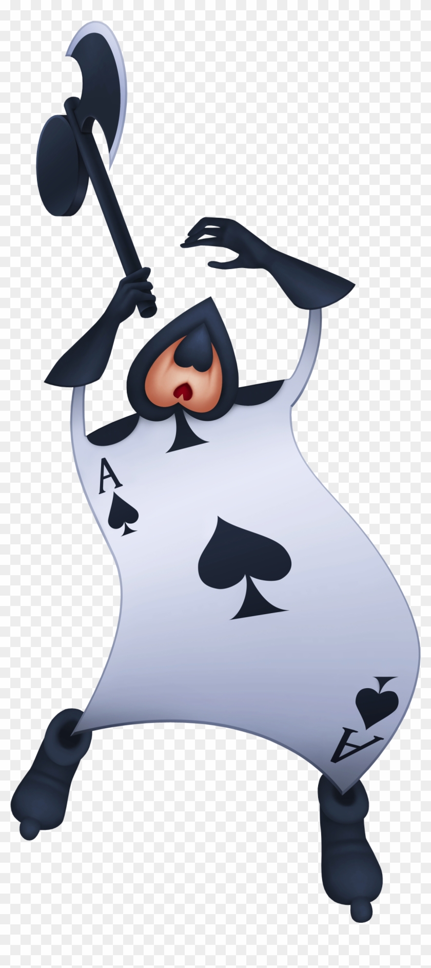 Alice In Wonderland Cartoon Characters All Images Are - Spades Alice In  Wonderland - Free Transparent PNG Clipart Images Download