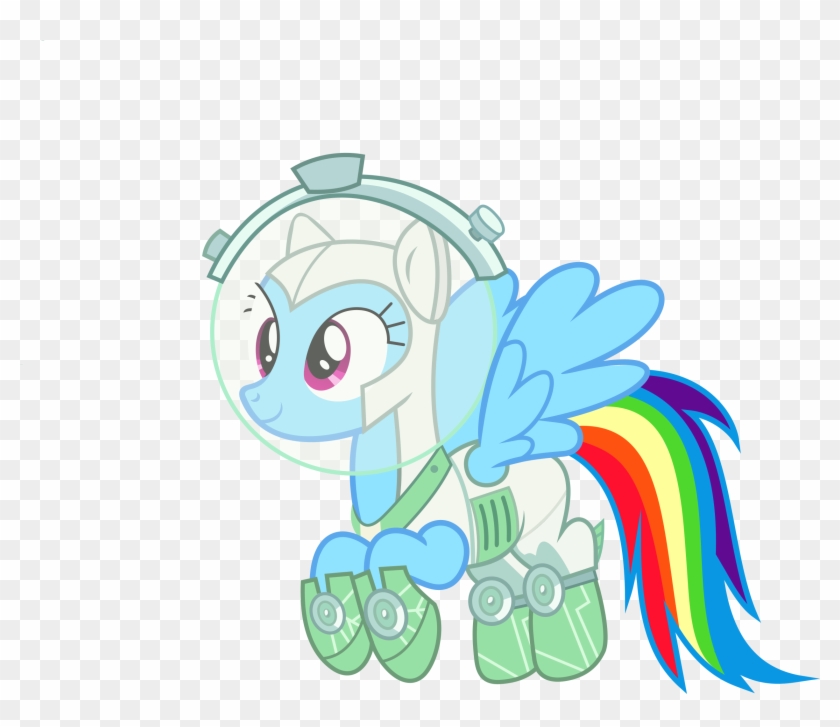 Astronaut Rainbowdash By Timelordomega Astronaut Rainbowdash - Rainbow Dash Windy Whistles #710963