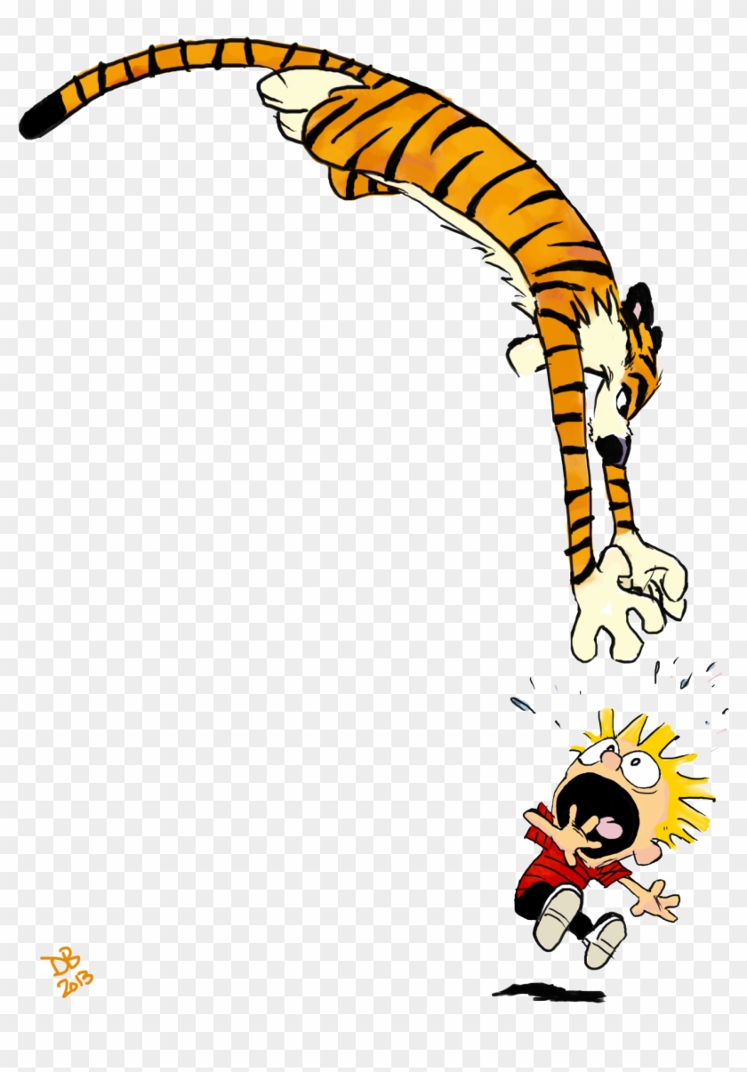 Calvin And Hobbes Png Free Download - Calvin And Hobbes Attack #711019