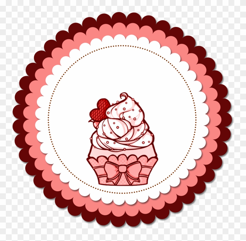Logomarcas Grátis Tema Cupcakes - Cupcake Kawaii #711191